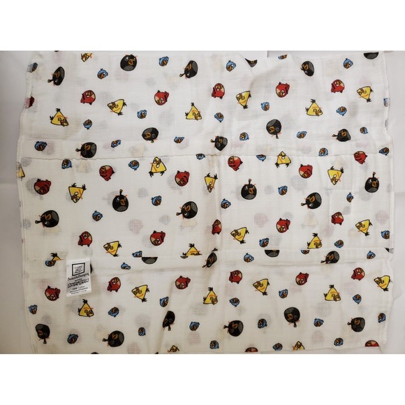 angry birds muslin burp cloth‎ - Picture 3 of 4